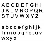 Individual Laser Cut Letters - Arial font