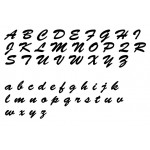 Individual Letters - Barc Brush font