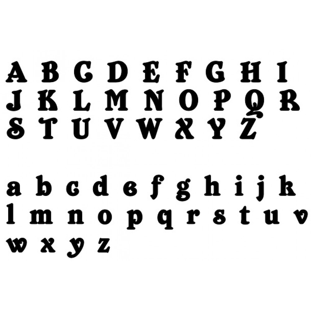 Individual Laser Cut Letters - Belshaw Font