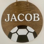 Personalised Kids Wooden Hanging Door Plaque