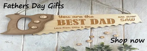Wooden Laser Cut Fathers Day Gifts