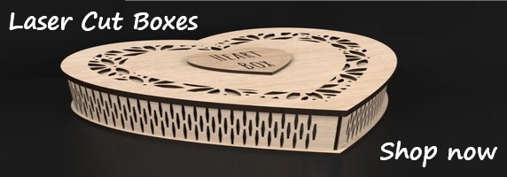 Laser Cut Wooden Boxes